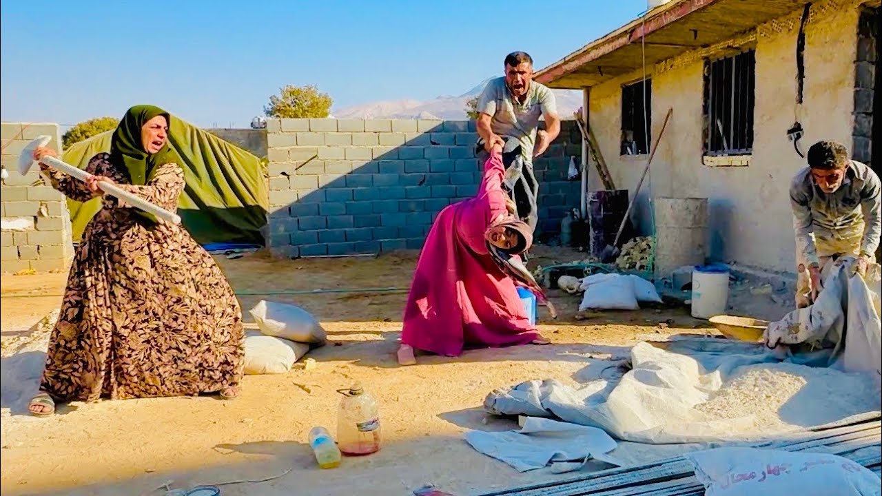 Second Wife SABOTAGES The Winter Roof Cement! (Can Heshmat Control Her?)