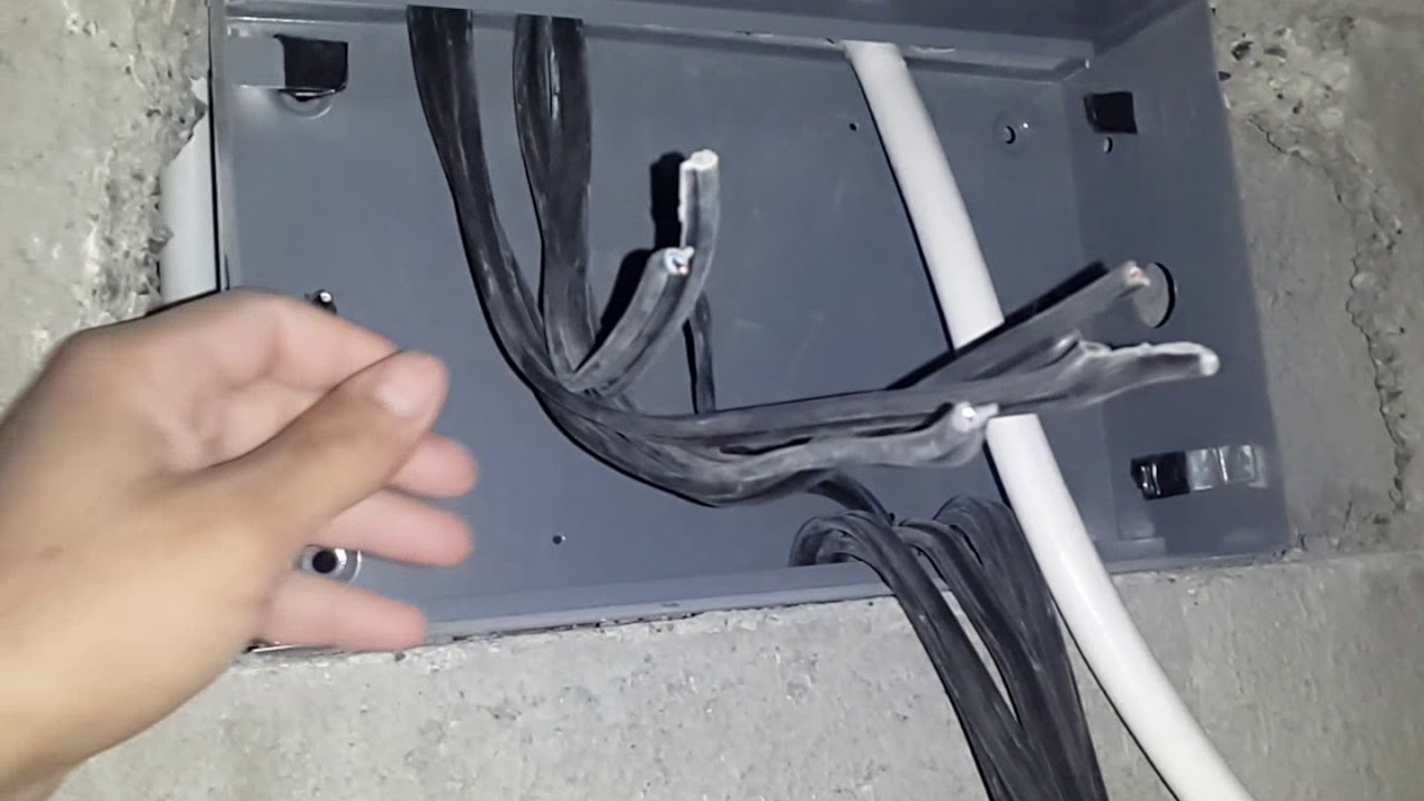 چۆنەیەتی بەستنی بۆردی دابەشکردنMCB DISTRIBUTION BOARD