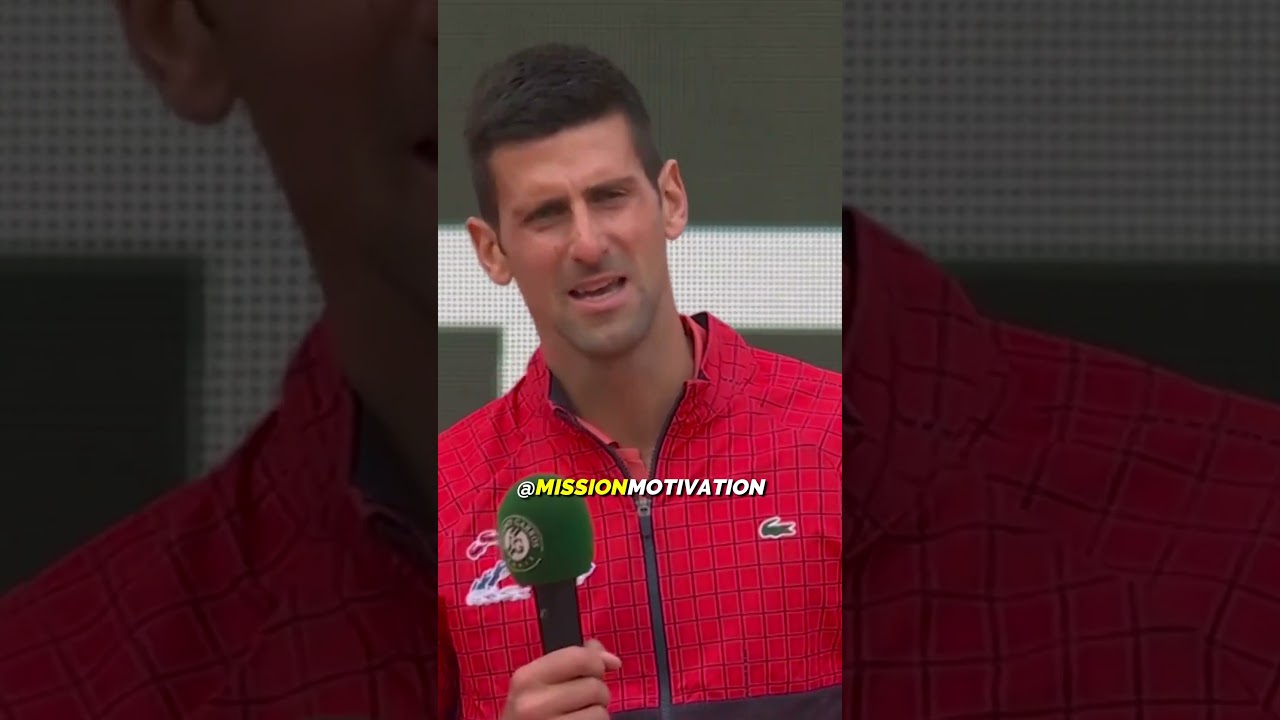 Mind Blowing Message By Novak Djokovic