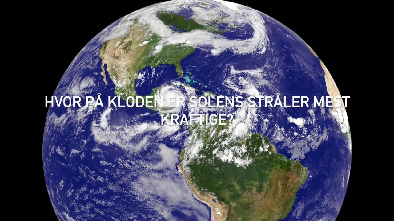 Fællesfaglige naturfagsprøve - Solens stråler