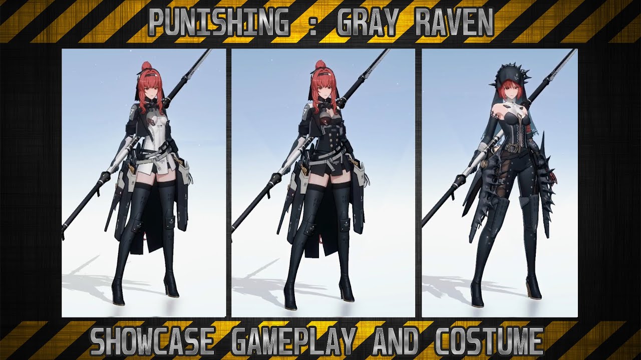 [PUNISHING GRAY RAVEN] SHOWCASE VERA GARNET GAMEPLAY AND COSTUME