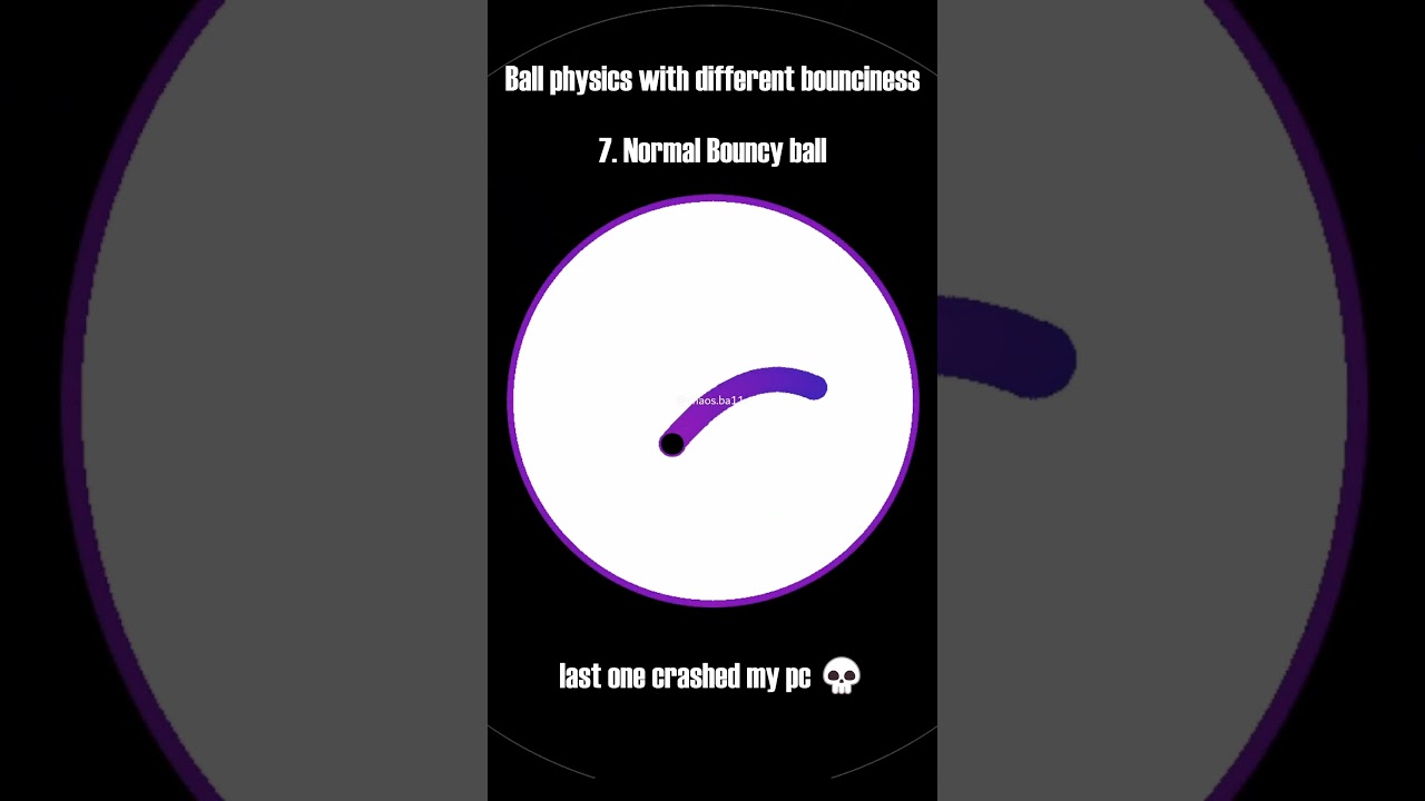 The Last Bounciness is INSANE 💀 #simulation