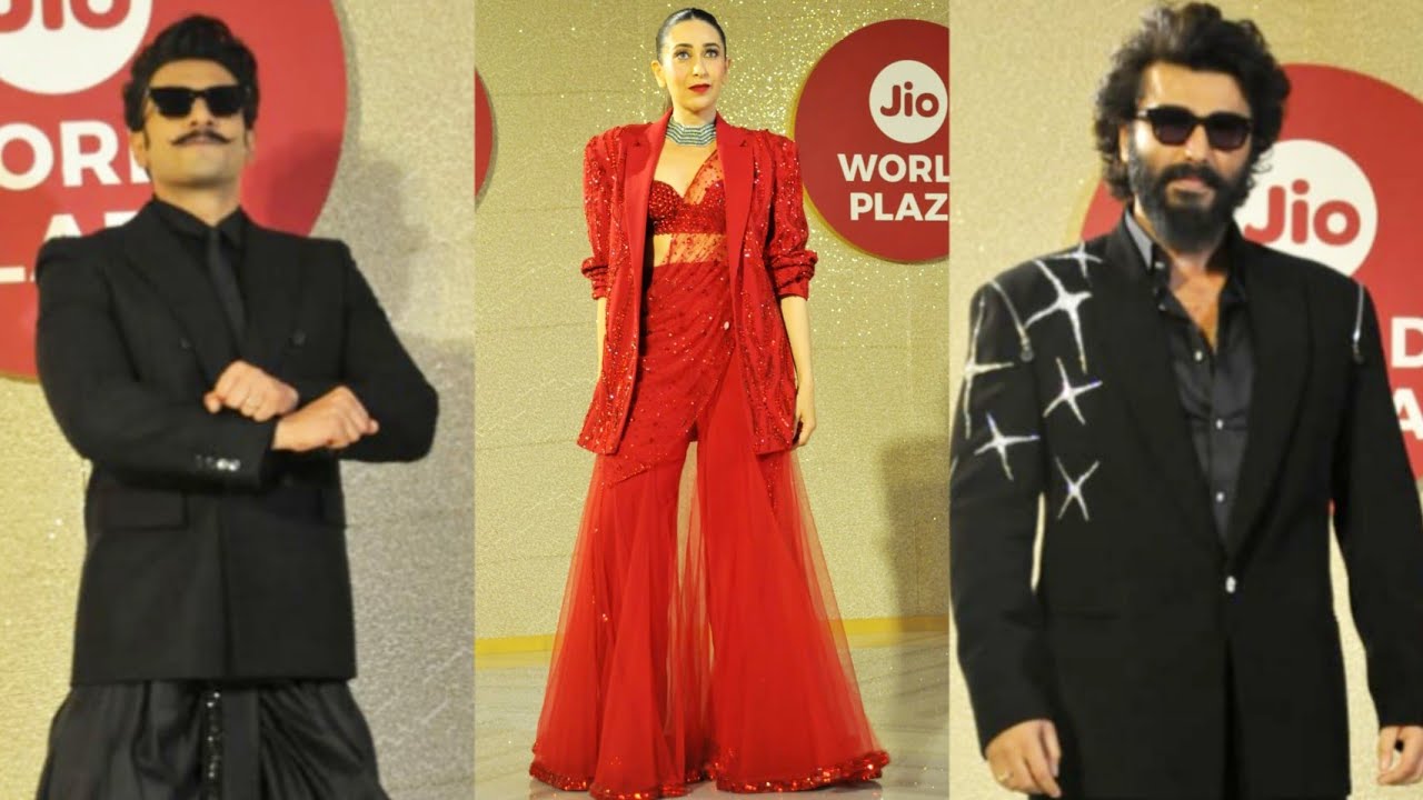 Ranveer Singh & Arjun Kapoor Walks On Ramp at the Jio World Plaza Launch Event 😎🔥📸