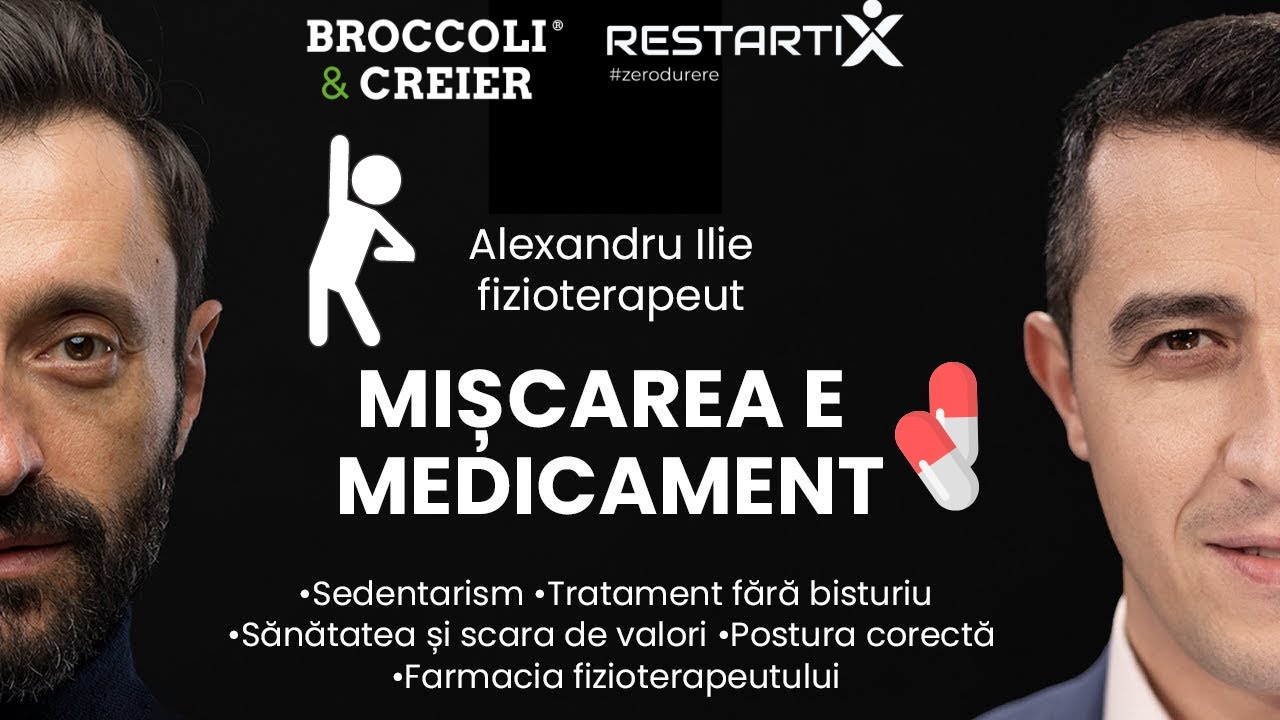 𝐌𝐈𝐒𝐂𝐀𝐑𝐄𝐀, 𝐂𝐄𝐋 𝐌𝐀𝐈 𝐁𝐔𝐍 𝐌𝐄𝐃𝐈𝐂𝐀𝐌𝐄𝐍𝐓 | 𝐀𝐋𝐄𝐗𝐀𝐍𝐃𝐑𝐔 𝐈𝐋𝐈𝐄, la „Broccoli și Creier Podcast” cu Ciprian Stancu