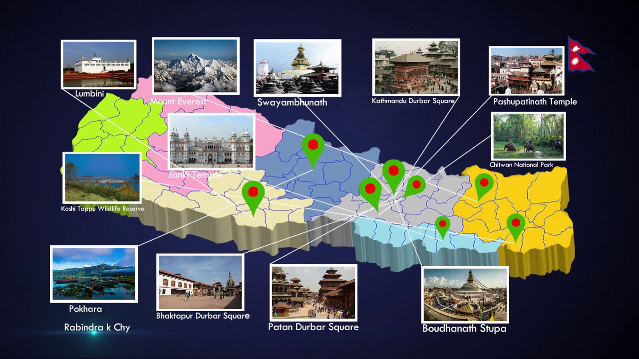 Nepal Tourist Map