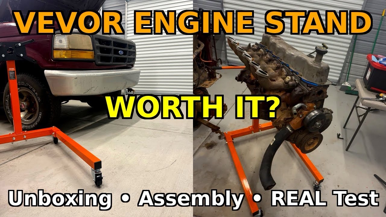 Will this VEVOR Engine Stand ACTUALLY hold a Ford 300 Inline six engine?!