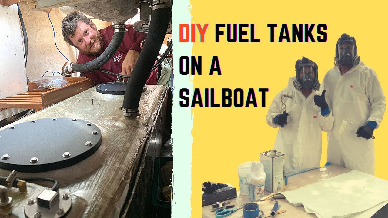 EP 28. HOW-TO: Sailboat DIY Fuel Tanks - Sailboat Fiberglassing | Two the Horizon