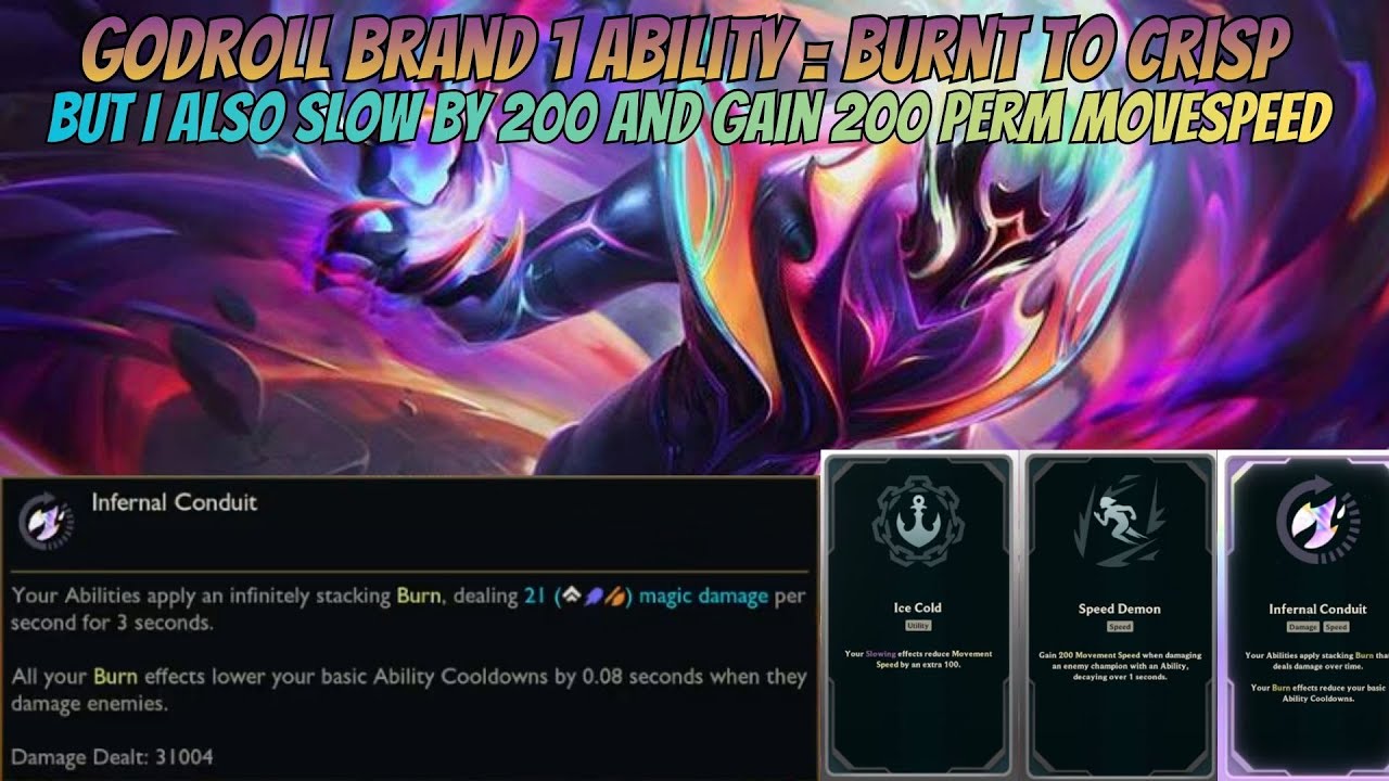 Brand Godroll 🔥 Augment Alone Dealt 31,000 Damage in 12 Minutes