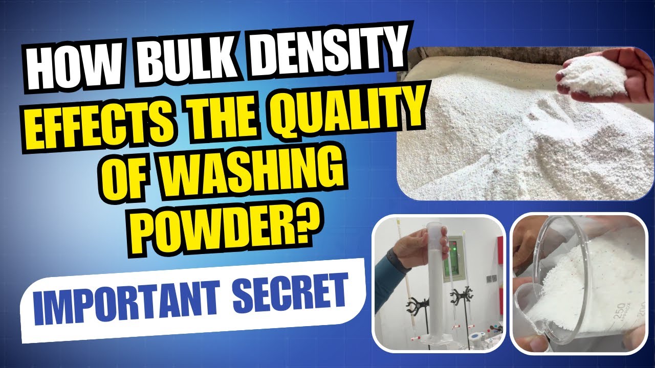 Importance of Bulk Density in Washing Powder | Farmula of Bulk Density