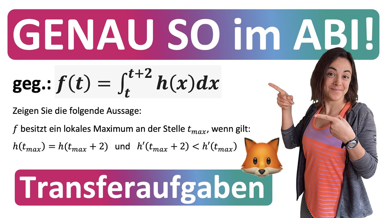 🚀 ABI 2026 | Transferaufgaben lösen, SO GEHT'S! | Analysis Integral,  e-Funktion Abitur 2022