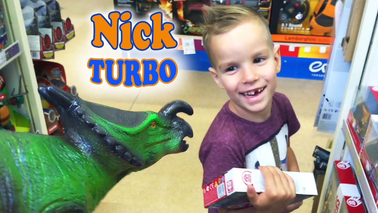 VLOG Игрушечный магазин. Машинки, динозавры, Черепашки Нинзя, трансформеры, Миньоны. Nick TURBO
