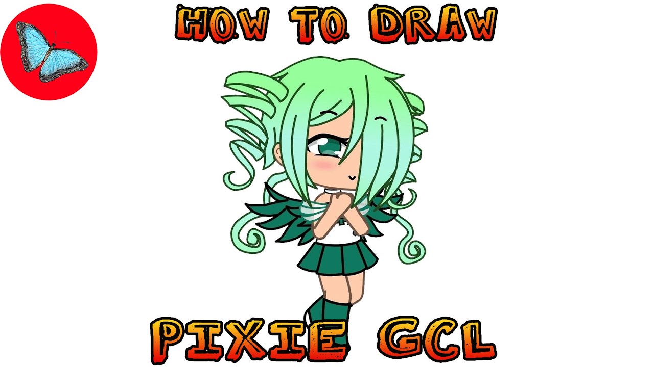 How To Draw Gacha Life Characters 10 | Pixie | Drawing Animals