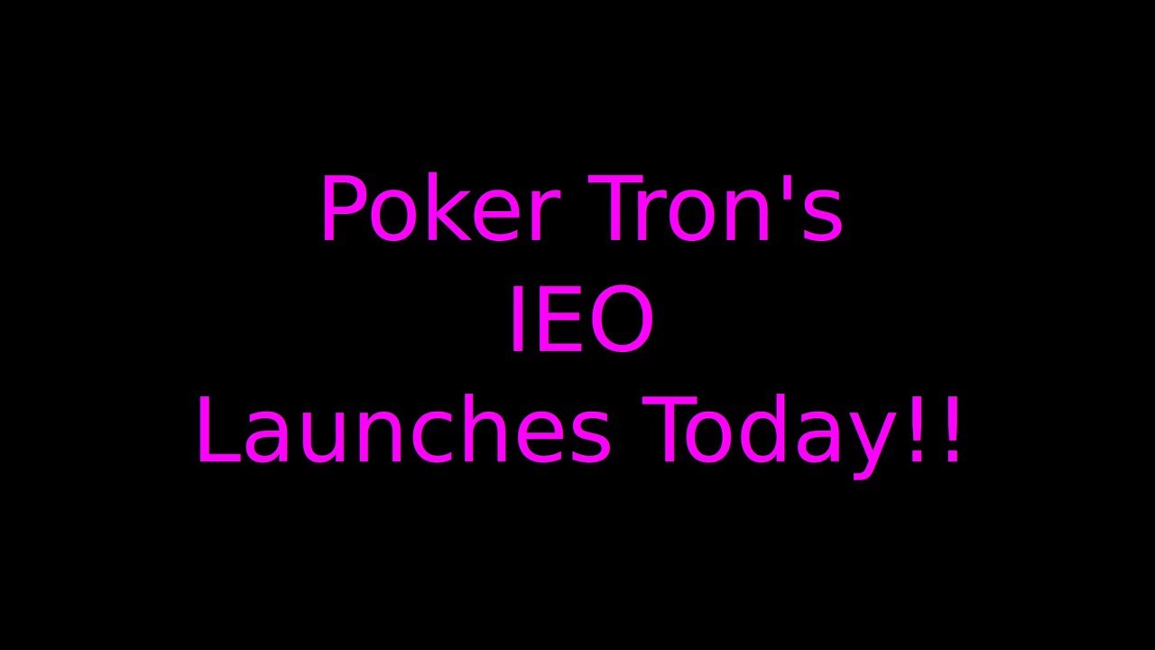 Poker Tron's IEO launches today