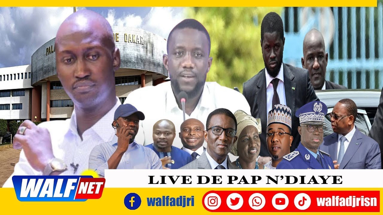 Affaire Jérôme Sniper, pool judiciaire et financier, législatives du 17Novembre: Live de Pape Ndiaye