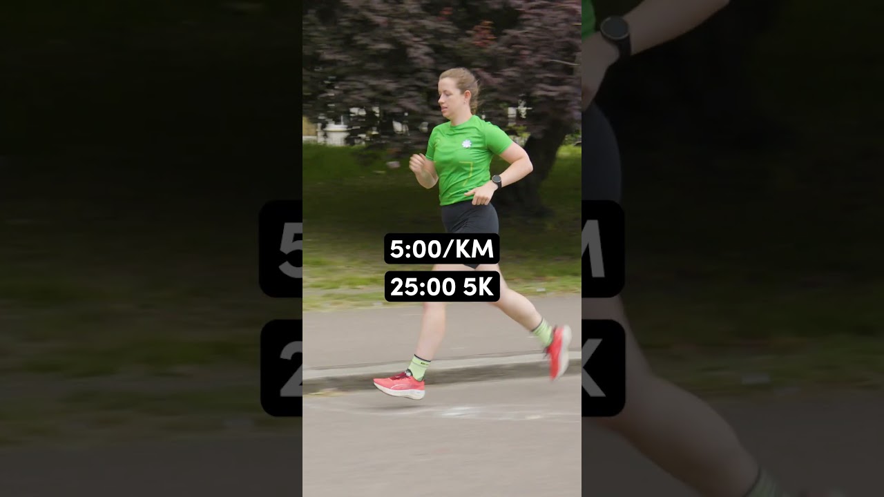 5KM Paces In Real Time #runningcommunity #5k