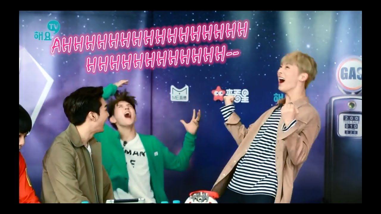 NU'EST Ren can't play games? 최렌은 게임 바보?ㅋㅋㅋ 崔Ren是游戏傻瓜?  뉴이스트 최민기 produce 101 s2