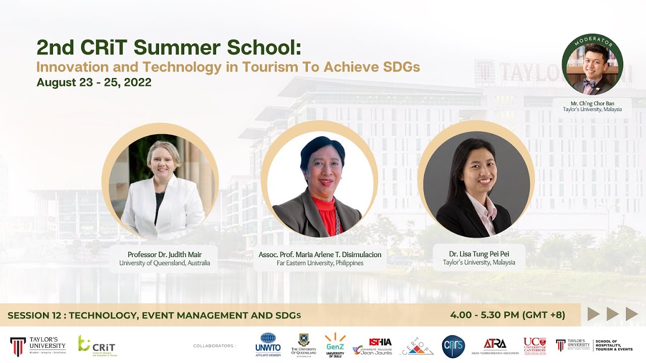 Session 12: Technology, Event Management and SDGs