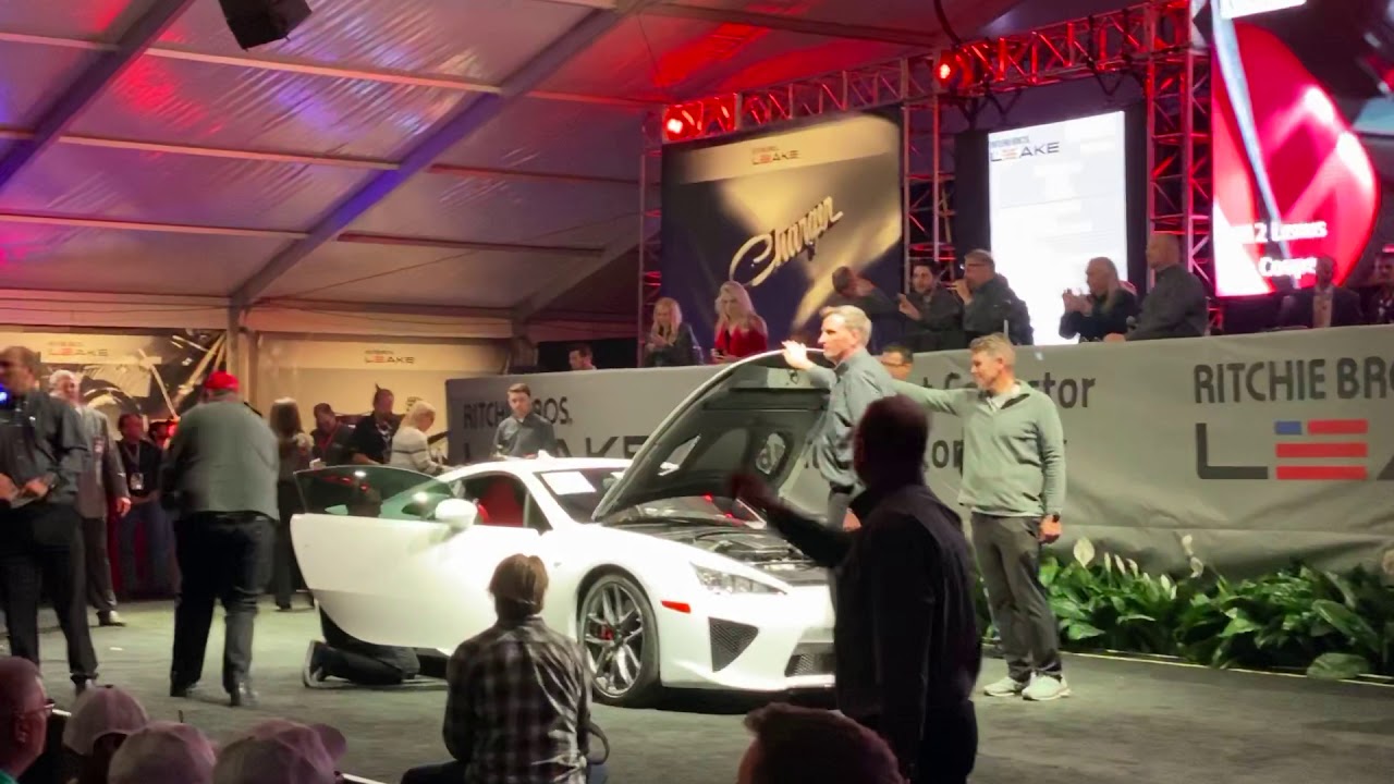 2012 Lexus LFA sold at the Ritchie Bros/Leake Classic Car Auction