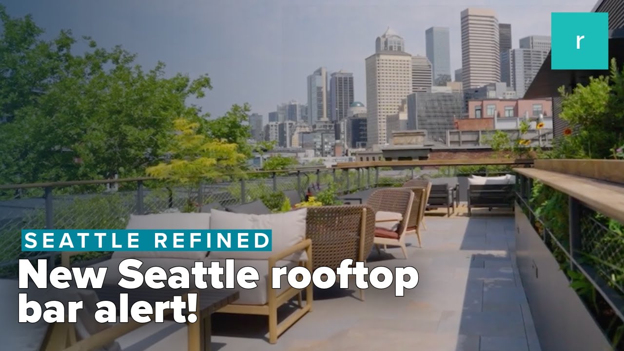 Seattle's first and only rooftop bar in Pioneer Square is open (and the views are fabulous)