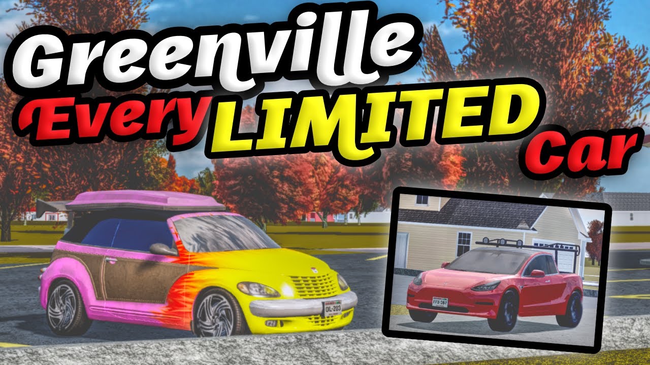 EVERY LIMITED CAR IN GREENVILLE IN 1 VIDEO! | ROBLOX - Greenville Wisconsin