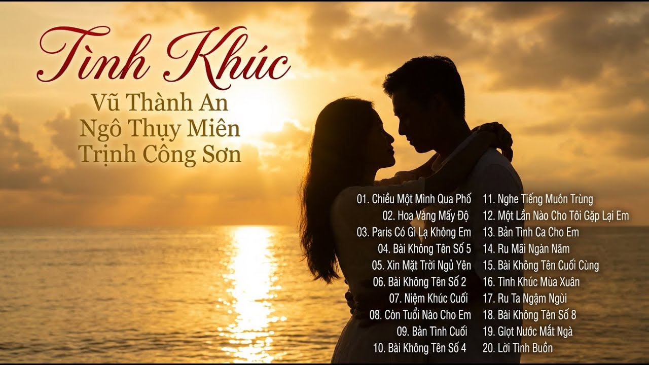 NGÔ THỤY MIÊN, TRỊNH CÔNG SƠN, VŨ THÀNH AN | BỘ TAM TÌNH KHÚC BẤT HỦ VƯỢT THỜI GIAN NGHE LÀ SAY ĐẮM