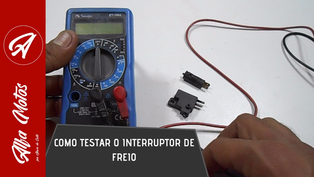 COMO TESTAR  O INTERRUPTOR DE FREIO E EMBREAGEM