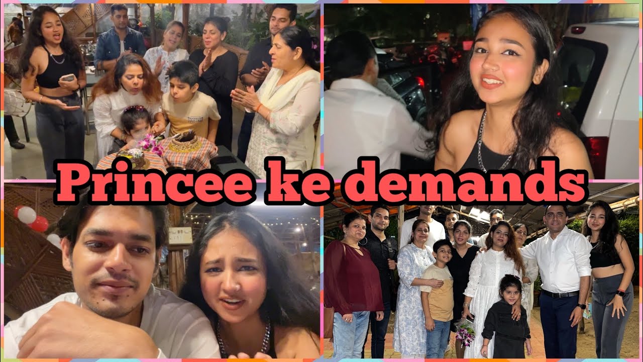 Full family dinner night | Swati dii’s birthday celebration | Princee ke birthday demands shuru