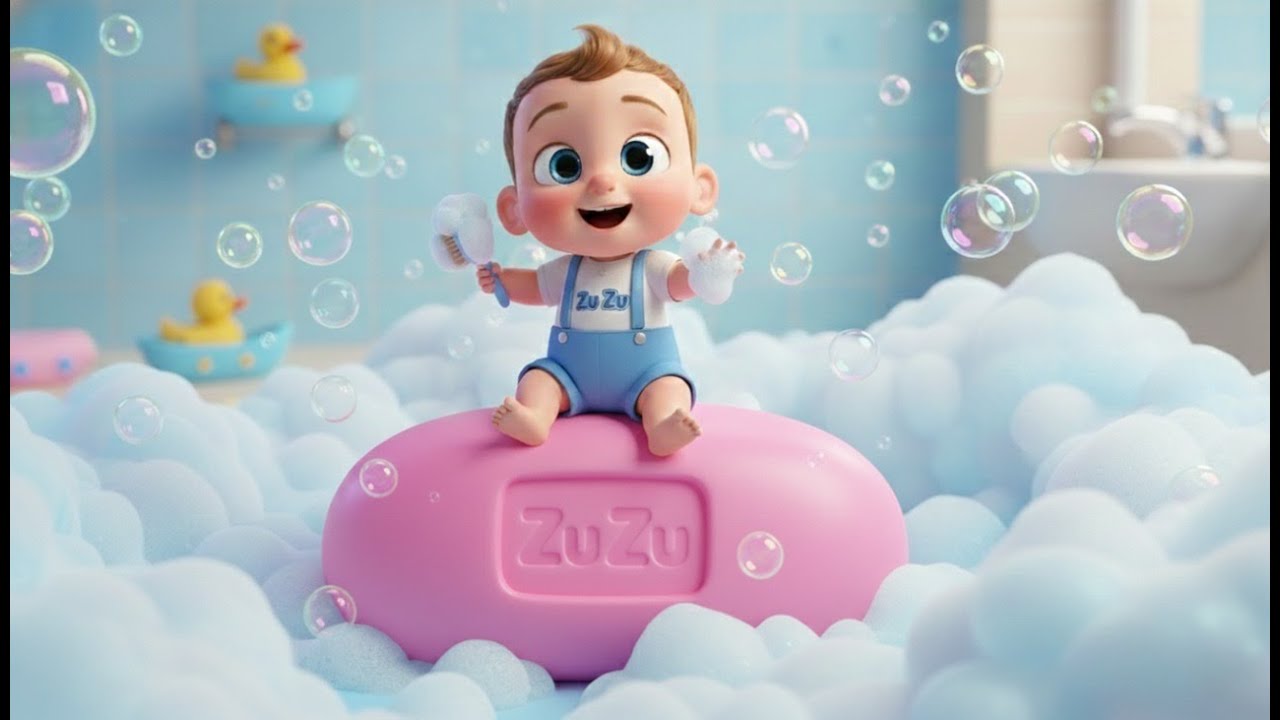 Wash Your Hands Song (Pat A Cake Melody) | Baby Education Videos | Baby Zuzu Kids Songs