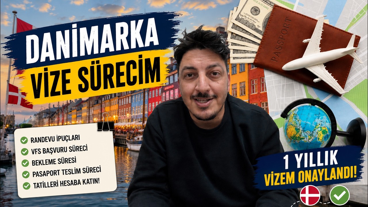 Danimarka Schengen Vizesi S&uuml;recim | 1 Yıllık Multi Nasıl Aldım?