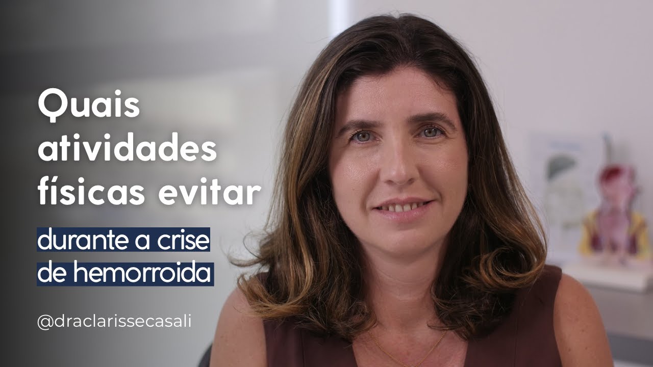 Quais atividades físicas evitar durante a crise de hemorroida