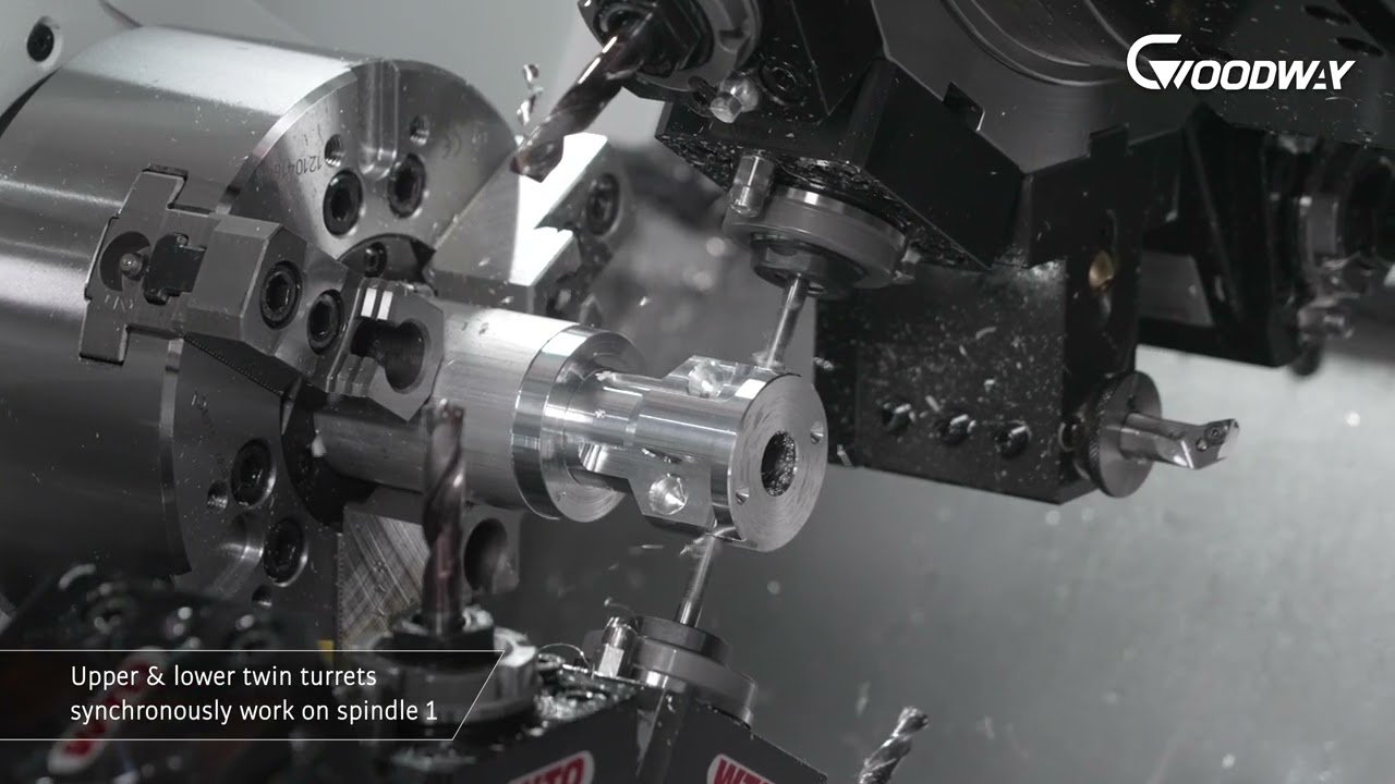 Twin Spindles & Y axes Turning Center | GOODWAY GTZ-1500Y