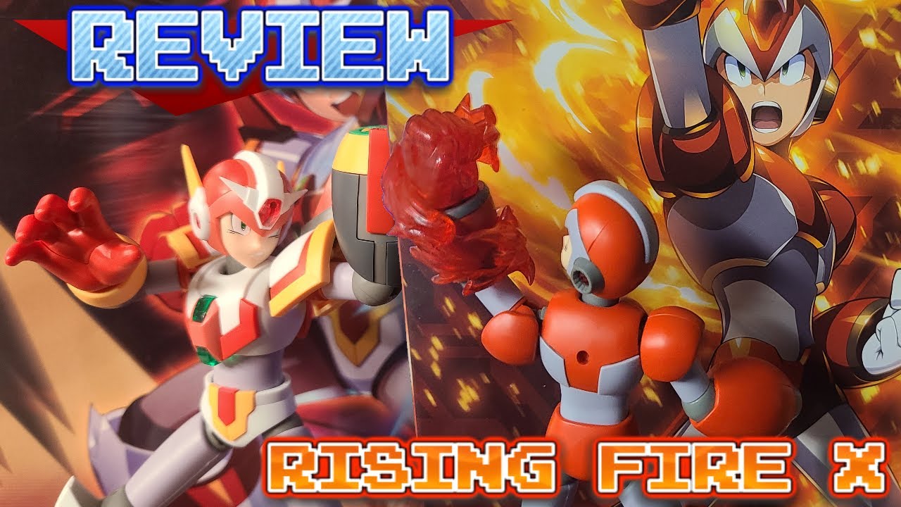 Mega Man X Rising Fire and Fourth Armor Model kit by Kotobukiya