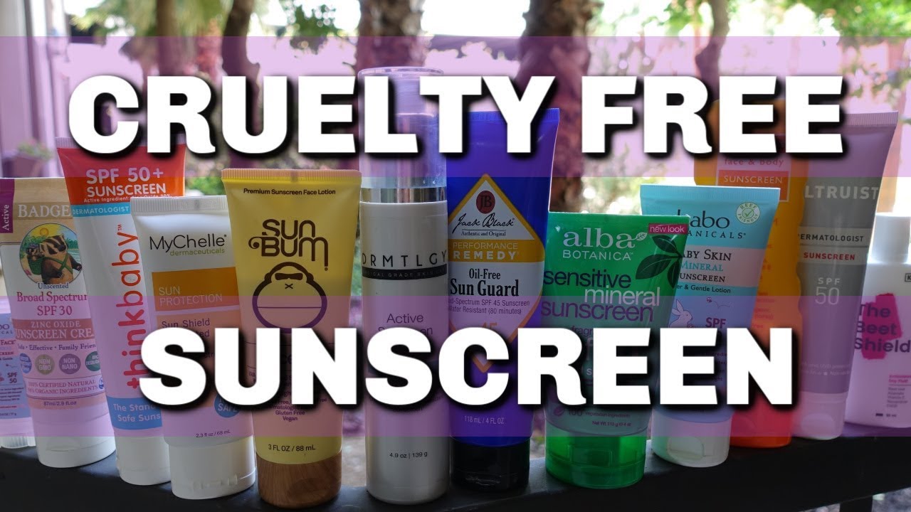 CRUELTY FREE SUNSCREEN (+SOME VEGAN & REEF SAFE)| DR DRAY