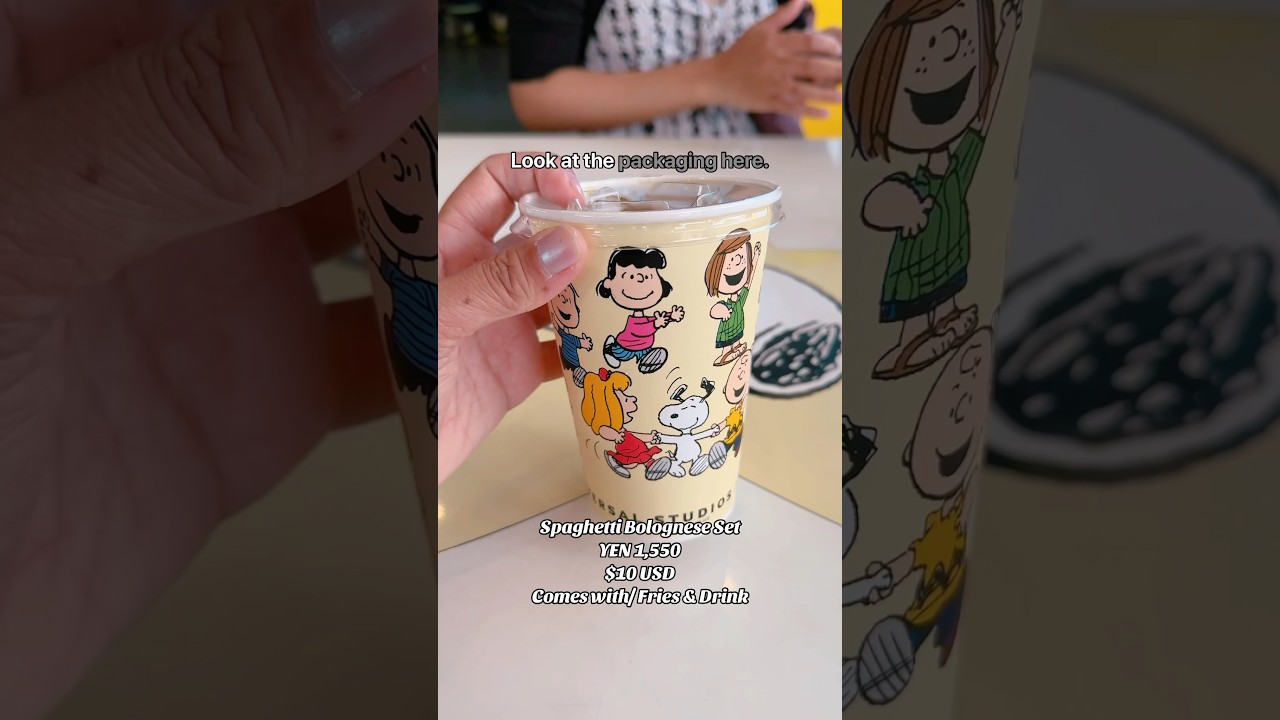 Snoopy&rsquo;s Backlot Cafe 📍USJ #snoopy #universalstudios #universalstudiosjapan #peanutsgang #japan