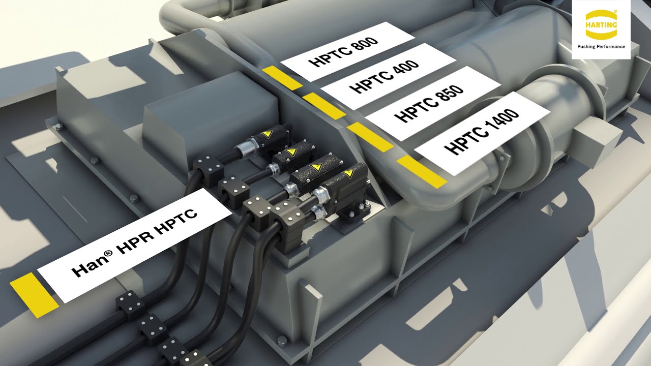 HARTING Han&reg; HPR HPTC  - High Performance Transformer Connectors
