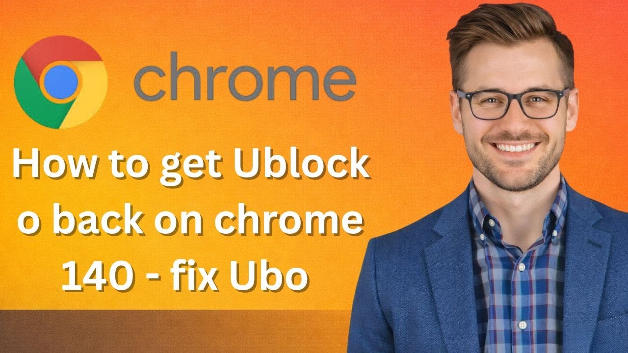 Как вернуть Ublock Origin в Chrome (версия 140, исправление: UBlock отключен) (последнее видео)