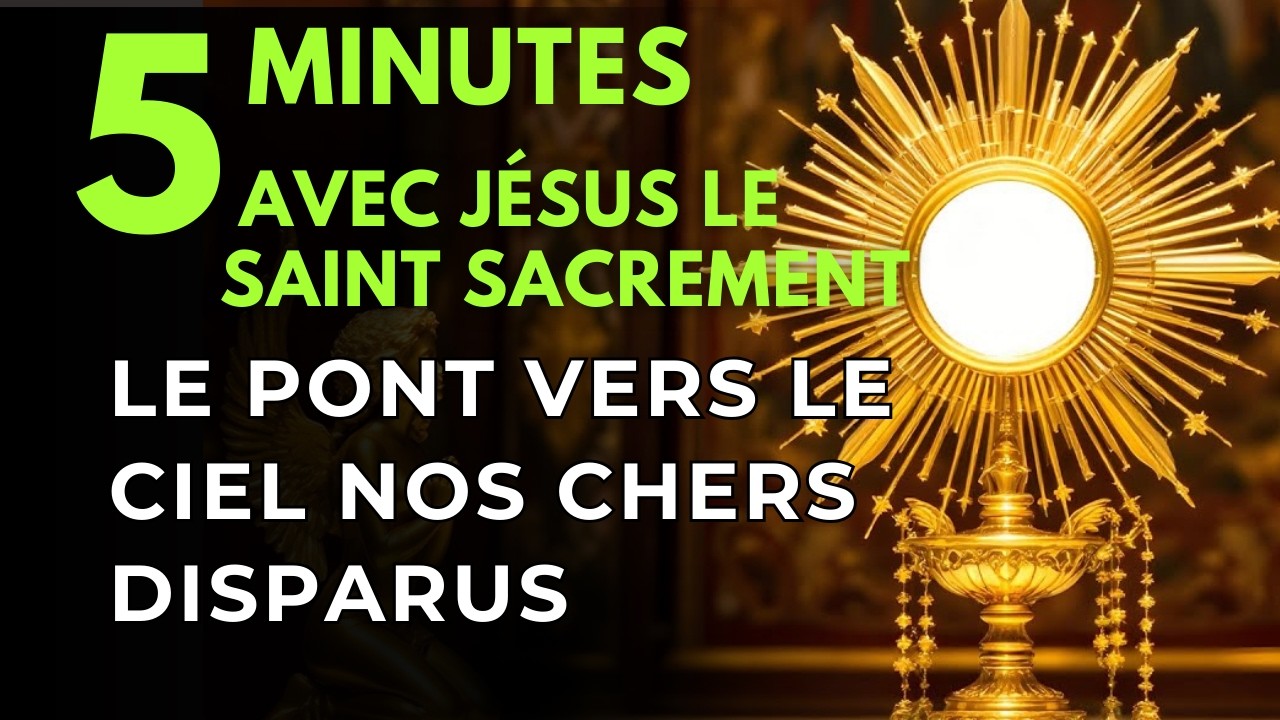 Cinq minutes avec Jésus au Saint Sacrement   Le Pont vers le Ciel Nos Chers Disparus
