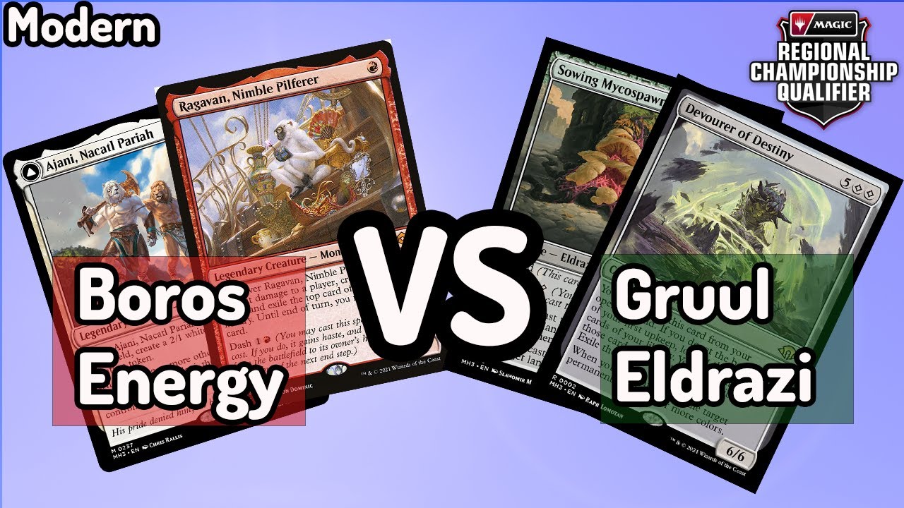 🔴⚪ Boros Energy v Gruul Eldrazi 🟢🔴 || Modern RCQ Final!