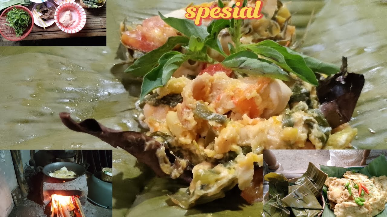 Pepes ayam spesial ala wong ndeso