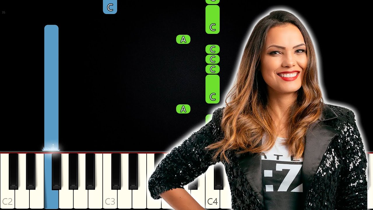 Jesus É O Caminho - Heloisa Rosa | Piano e Teclado Tutorial
