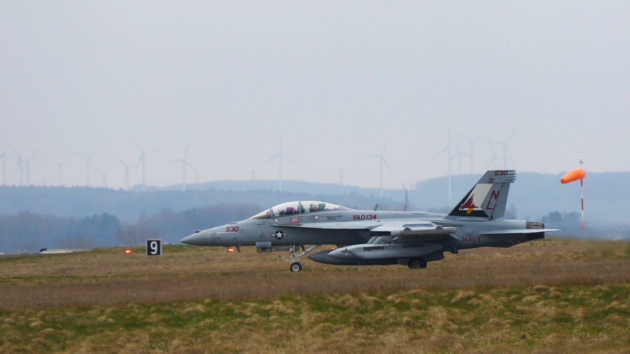 EA-18G  Growler Spangdahlem Airbase 2022
