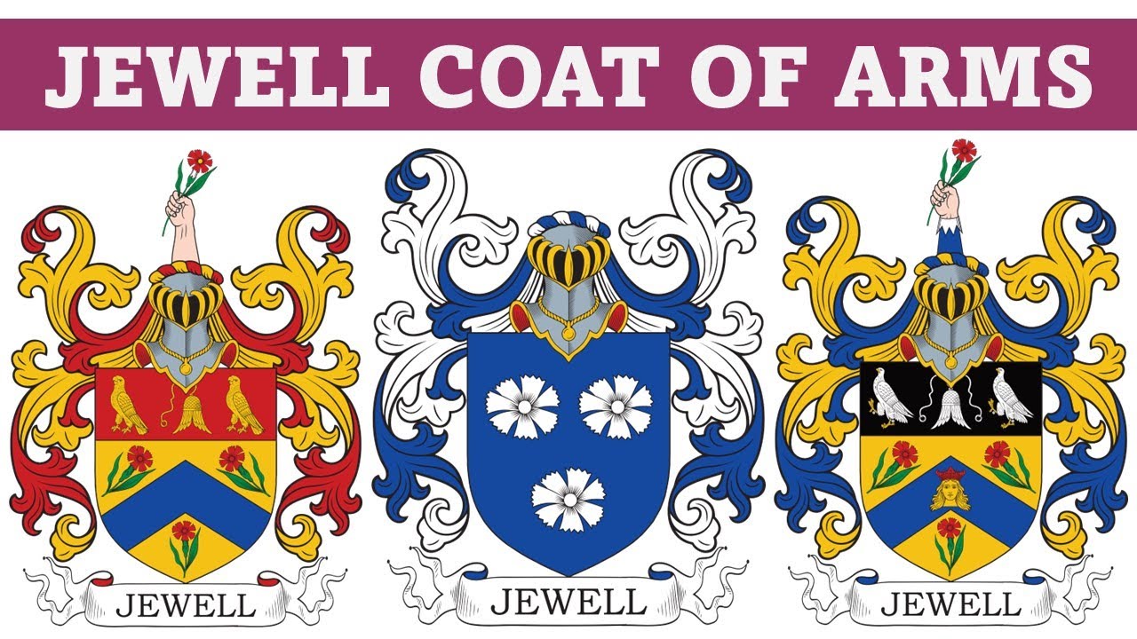 Jewell Coat of Arms & Family Crest - Symbols, Bearers, History