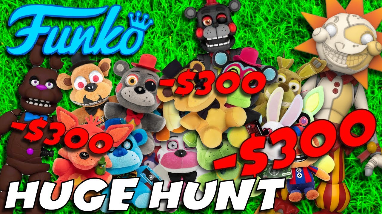 50 Hour Fnaf Plush Hunt!! (RARE AND OLD FINDS!!)