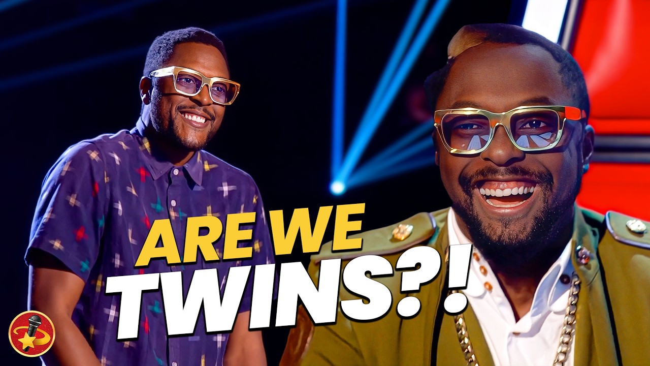 Coach Will.I.Am Meets His LOOKALIKE on The Voice UK!