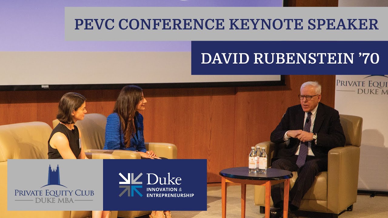 Duke Fuqua Private Equity & Venture Capital Conference 2023 Keynote Speaker: David Rubenstein ’70