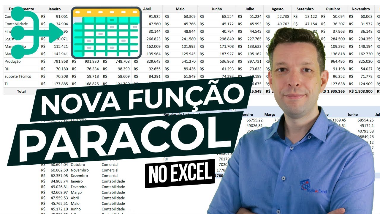 Função PARACOL Excel