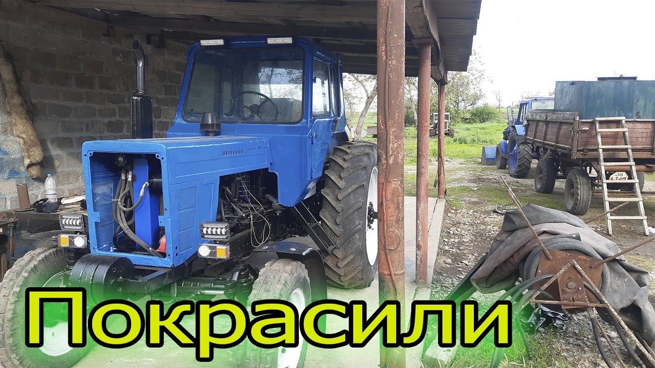 Кабина МТЗ-80 в Идеал! Покраска, Установка. Часть 3.