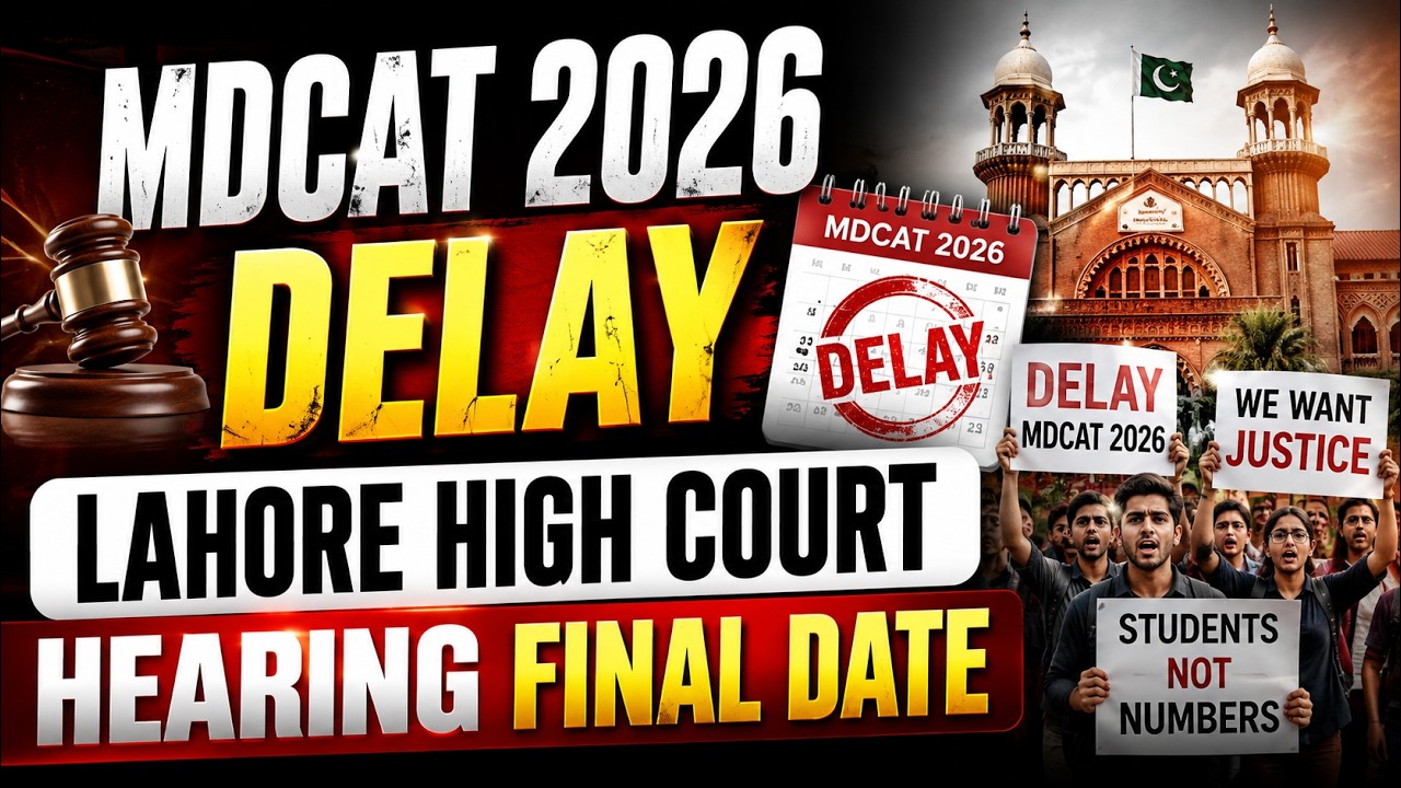 MDCAT 2026 Delay | Lahore High Court Hearing | MDCAT 2026 Delay Final Decision | MDCAT Delay #pmdc