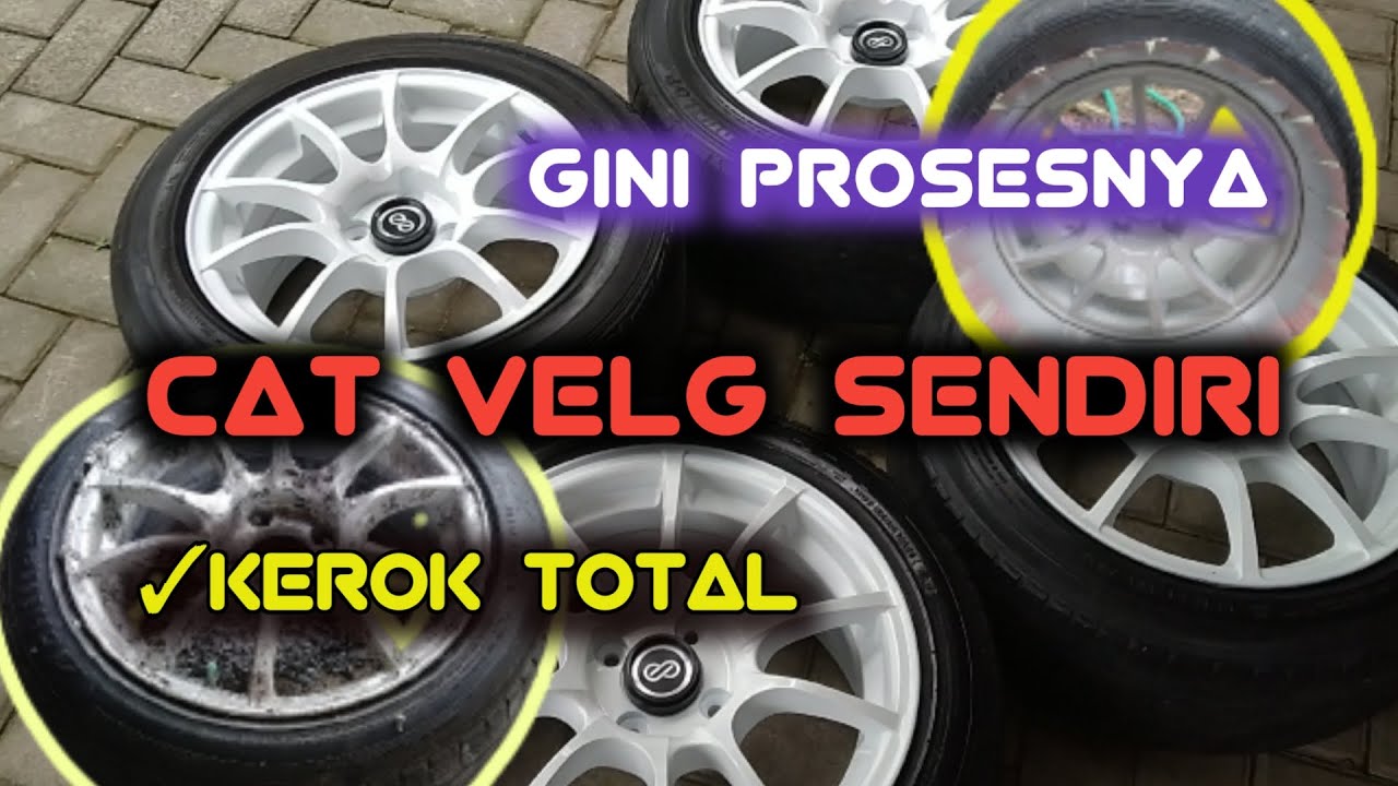 REPAINT (CAT ULANG) VELG MOBIL DENGAN SAMURAI PAINT || PROJECT AYLA