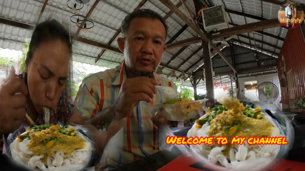 VLOG1637.ថ្ងៃនេះថតកន្លែងដែលខ្ញុំតែងតែបង្ហះវីដេអូ ចូលក្នុងហ្វេត ហ្វម យូធូប។នំកញ្ចុកសម្លខ្មែរបាយស្រូប។